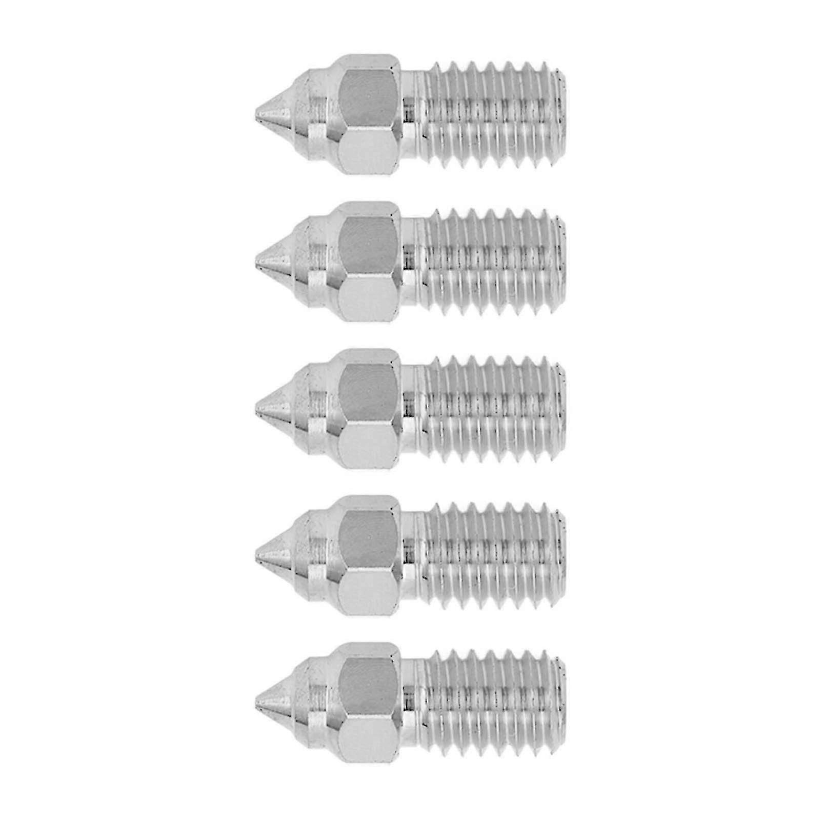 0.6mm 5Pcs 3D Printer Extruder Nozzle 1.75mm M6 for Creality Ender 5 S1 High Speed Hotend