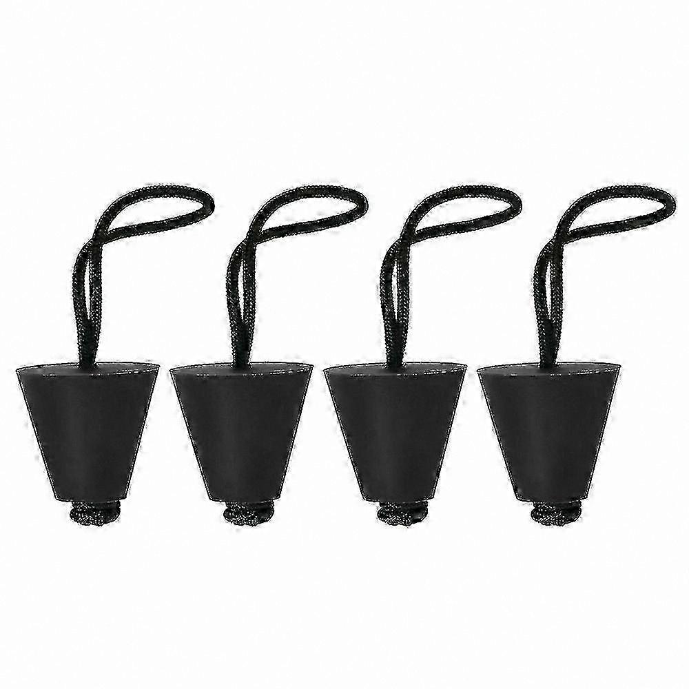4-Pack Universal Scupper Plugs for Kayaks, Durable Drain Hole Stoppers