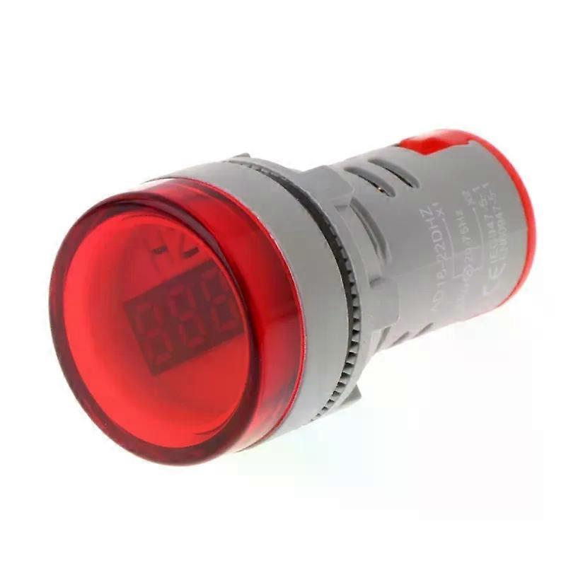 22mm Hertz AC Frequency Meter LED Digital Indicator Indicator Indicator Indicator Indicator Light