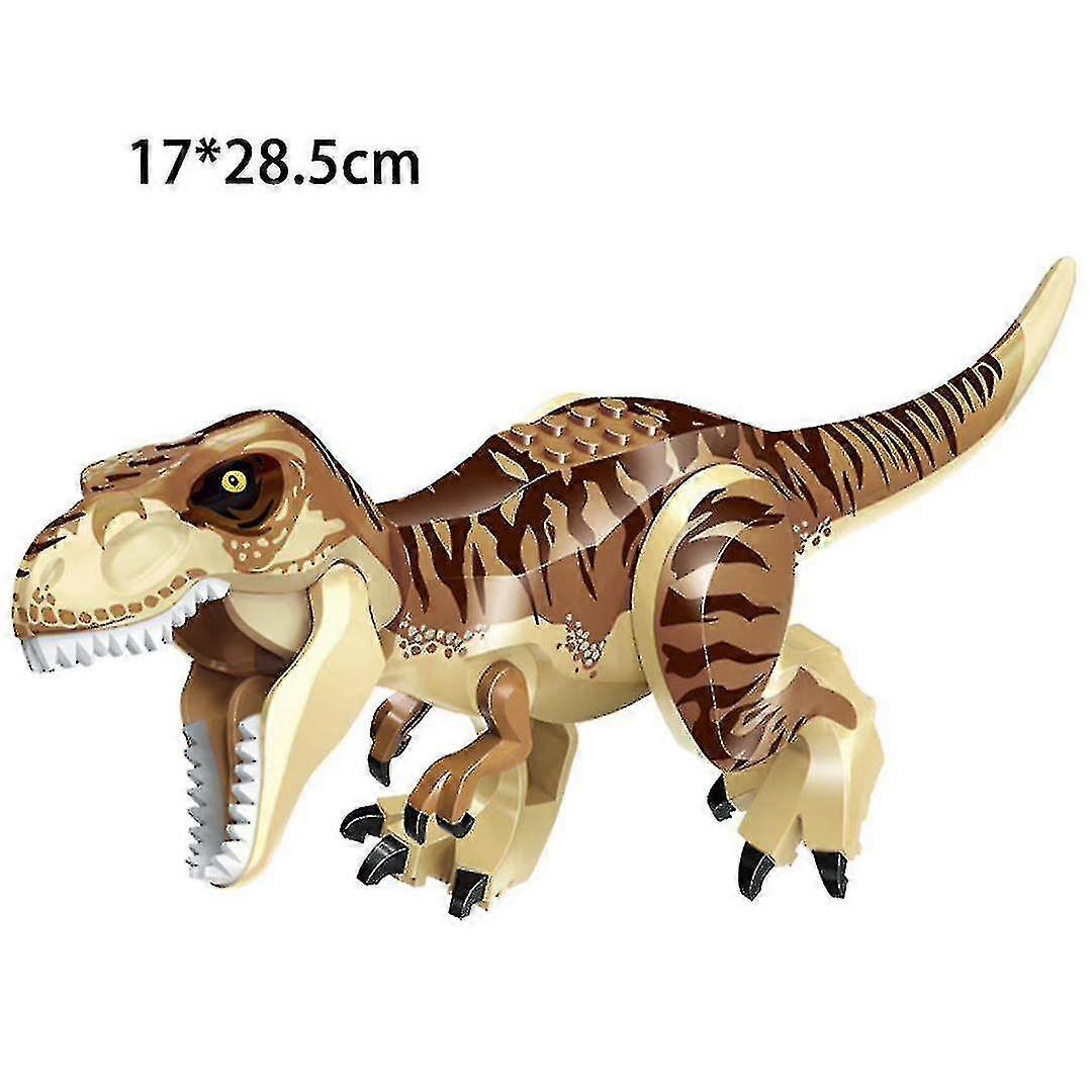 The Dinosaur Figures, an Indominus T-Rex Blocks set, is a large dinosaur block perfect for a kid's birthday party.