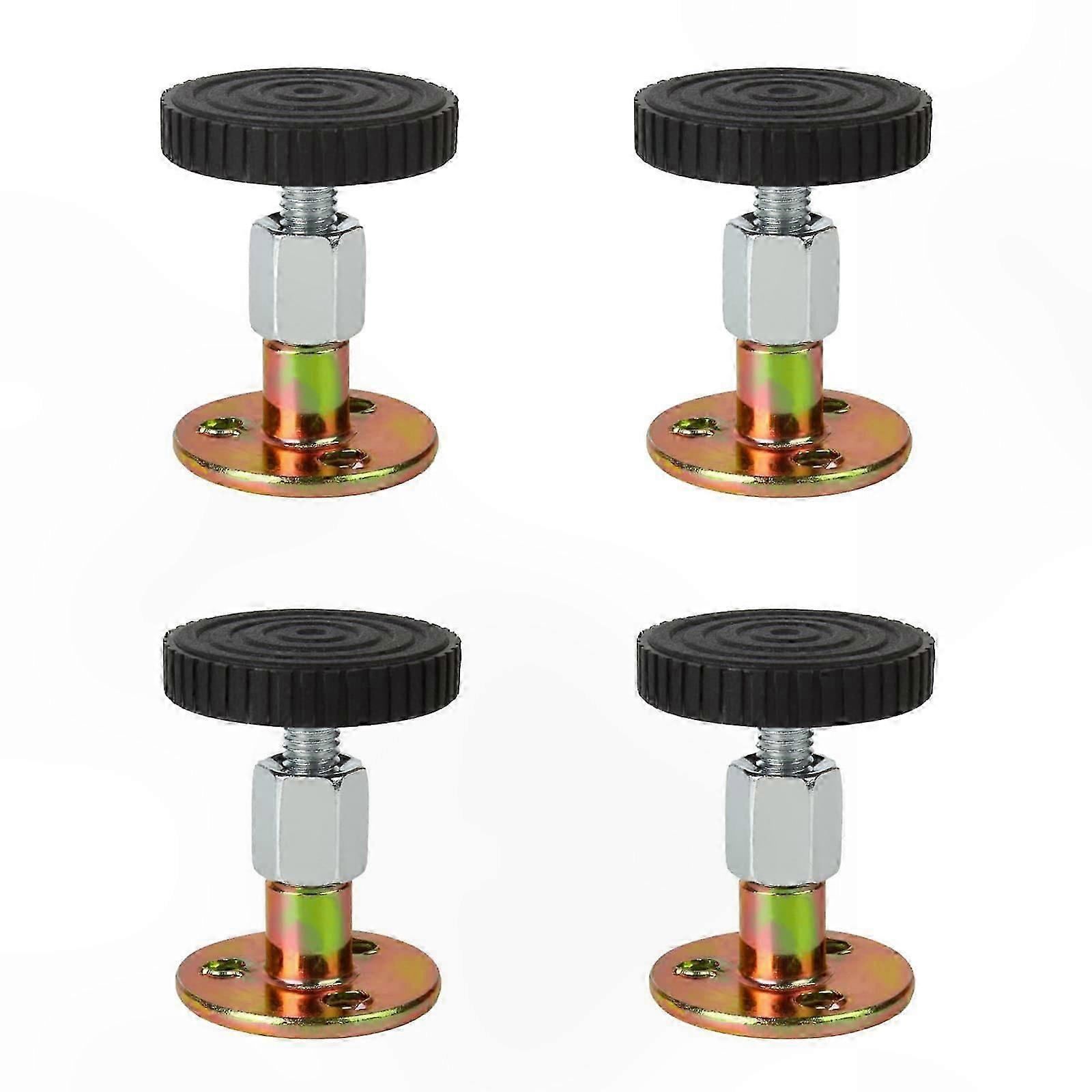 Bed Frame Stabilizer for Sofa and Bedside Support, Anti-Shake Fixers, 4-Pack (46-64 mm)