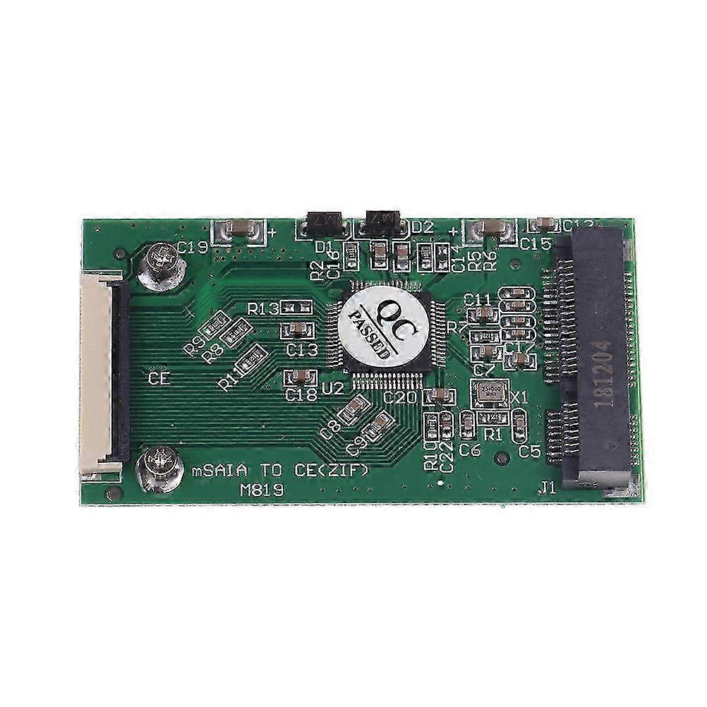 Mini Msata Pci-E 1,8 polegadas SSD para 40 pinos Zif Cable Adapter Converter Card