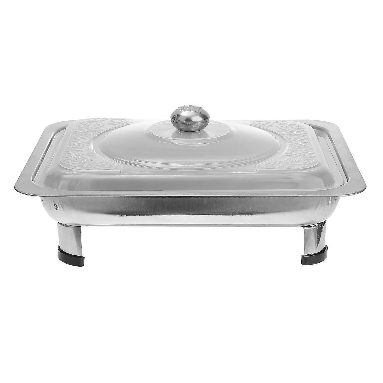 Stainless Steel Buffet Stove Food Storage Holder for Catering, Parties, and Weddings Practical Food Tray and Warmer Server for Events