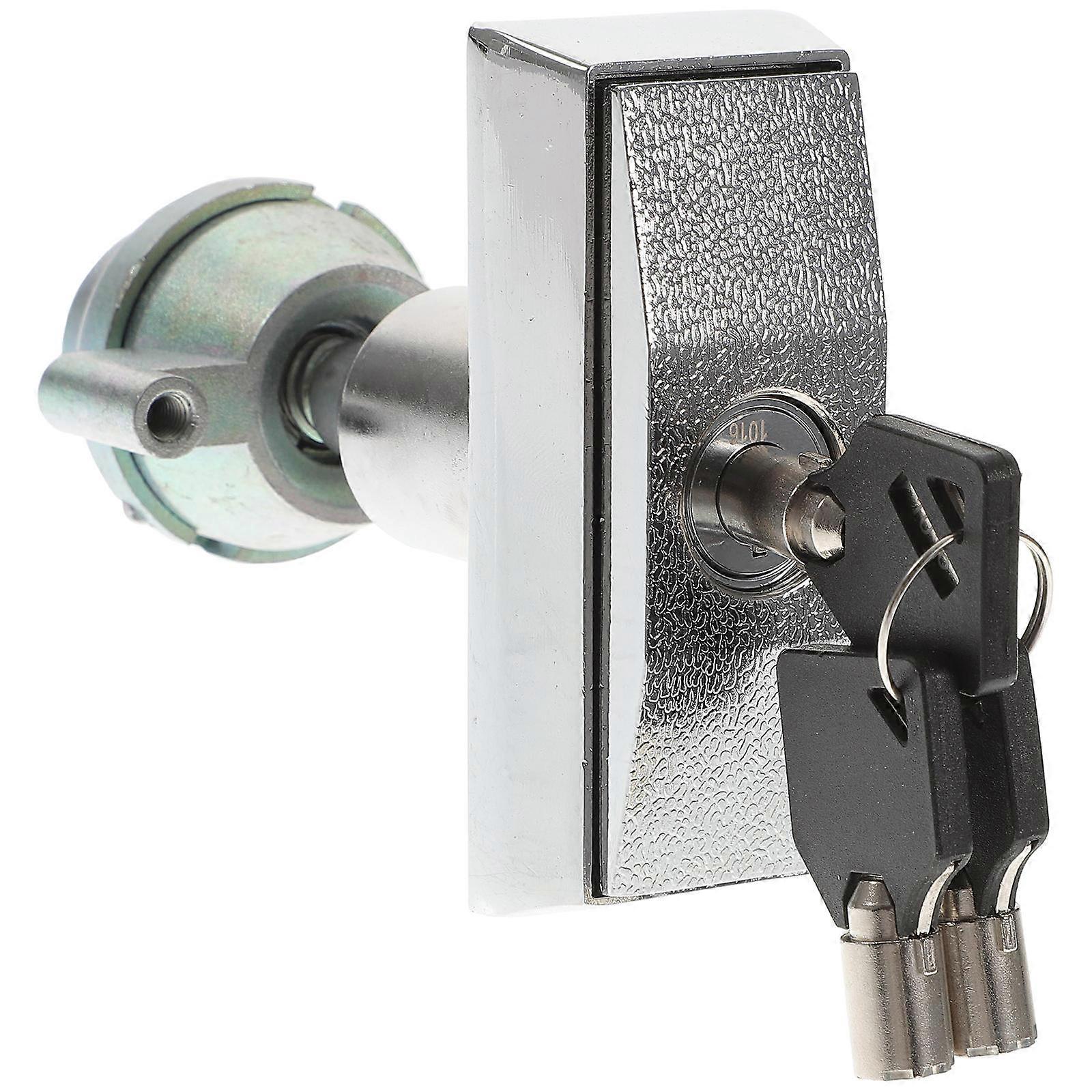 Hemoton Snack Machine Lock T Handle Replacement Zinc Alloy with Keys