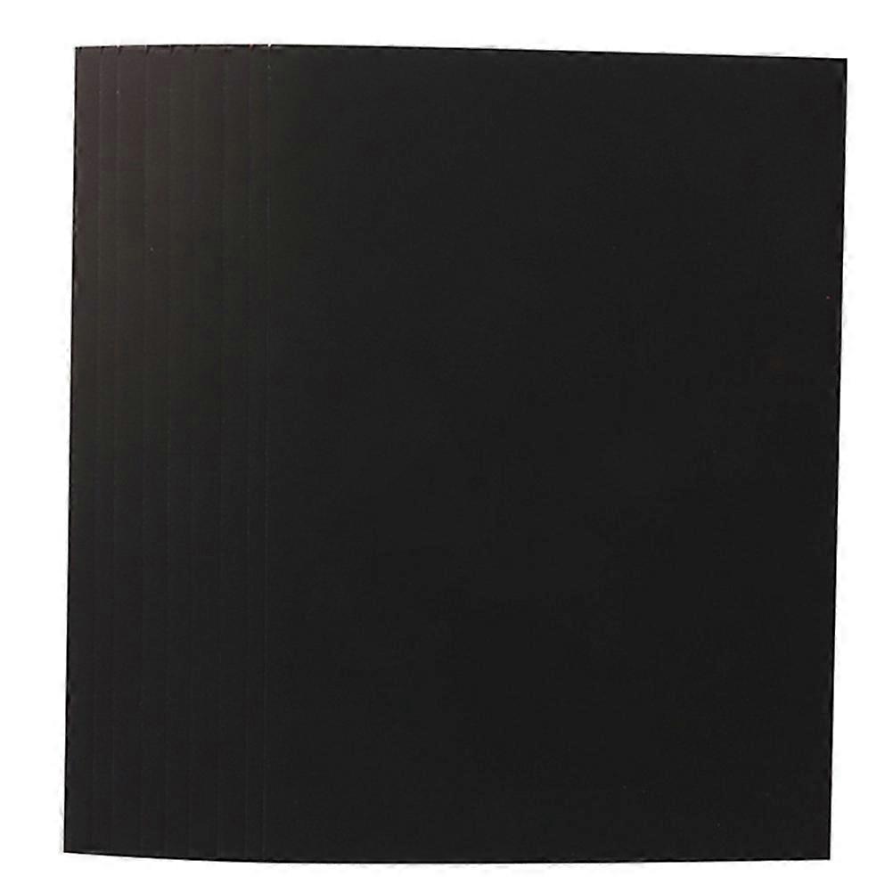 10Pcs Rectangular Scratch Paper Painting Kit For Children Featuring Black Matte Surface For Home Decoration