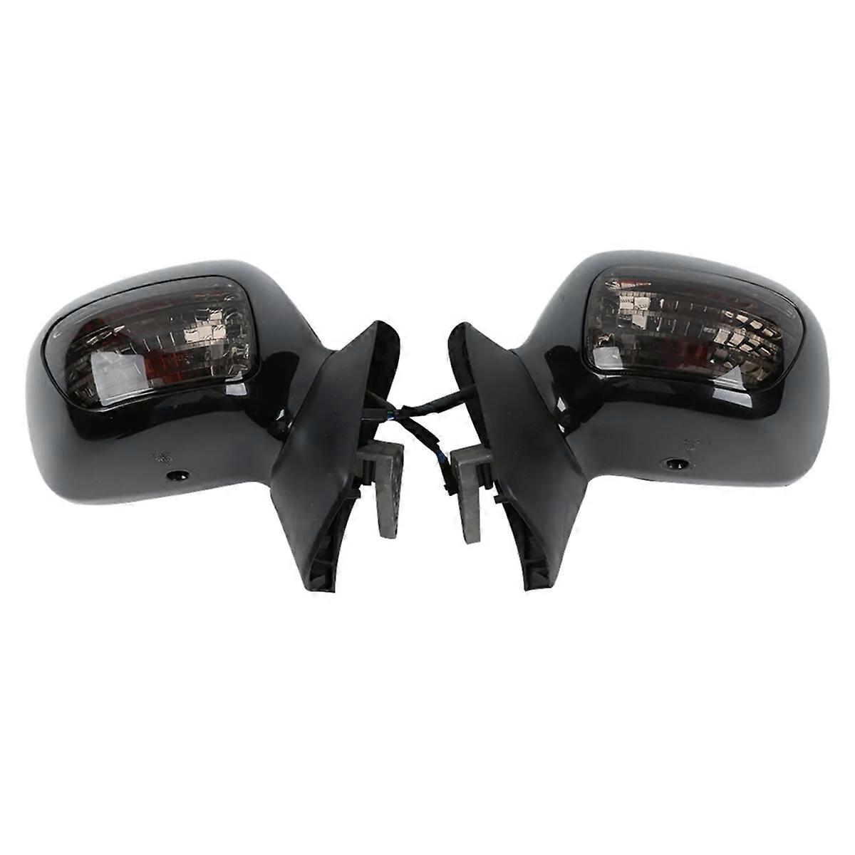 1Pair Rearview Mirrors&Smoke Signal Lens for Goldwing GL1800