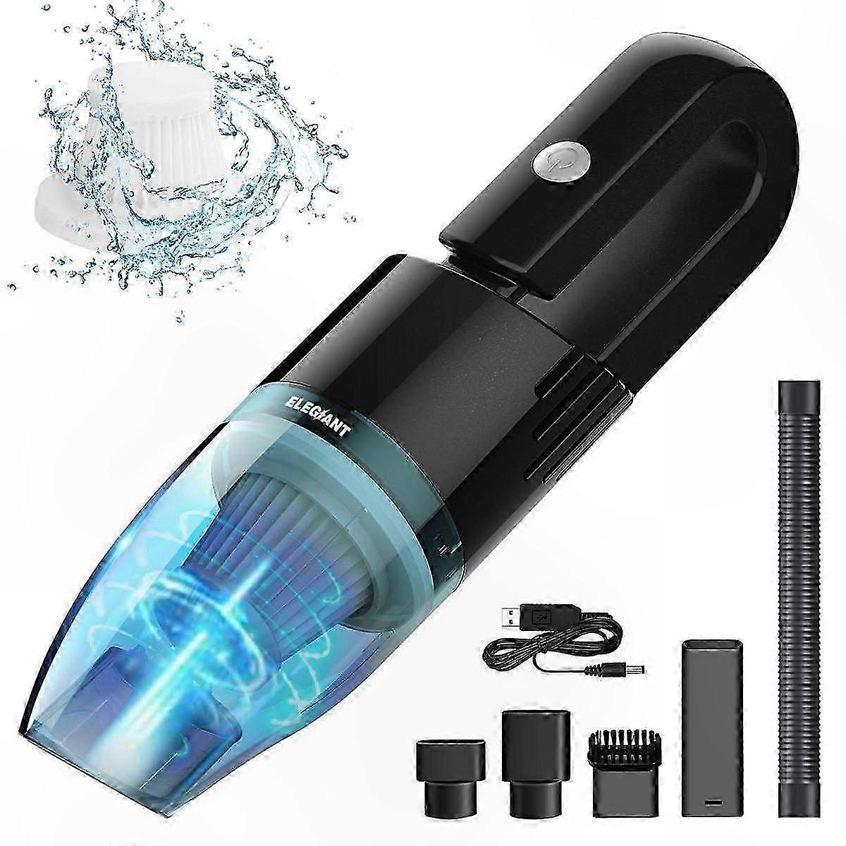 Portable Vacuum Cleaner with 6000Pa Powerful Suction for Efficient Car Cleaning