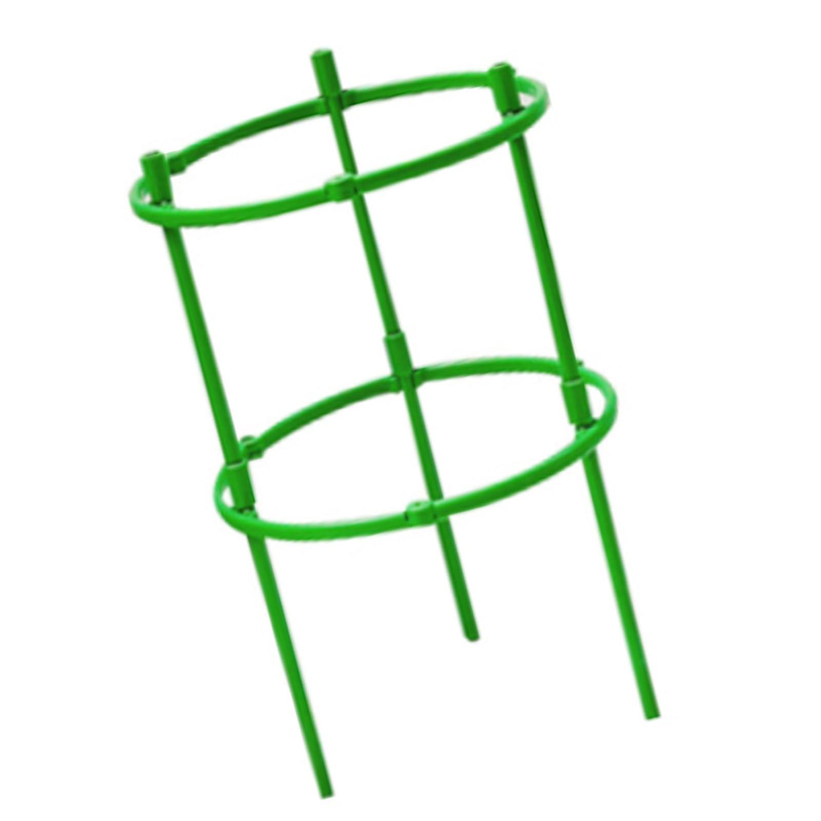 2 Layer Tomato Plant Cage Stake Tower Versatile Design for Pots and Garden Use for Grown Garden Beds