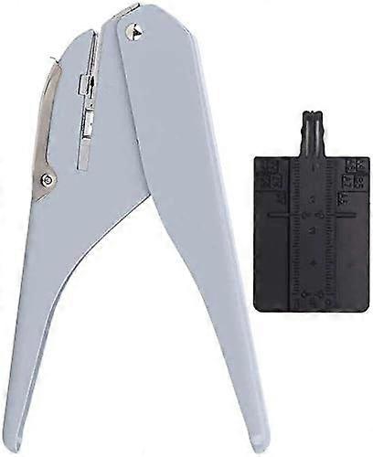 Paper Cutting Hand Punch, Mushroom Punch with Ruler (Gray)