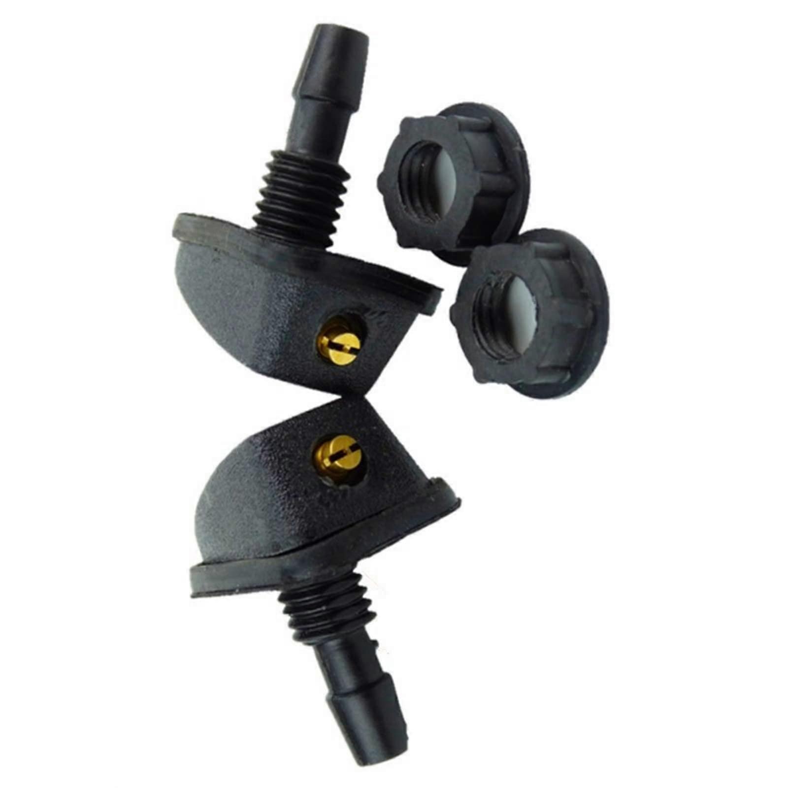 Car Front Windshield Wiper Nozzle Sprayer Kit Universal Fit for Most Vehicles, Adjustable Spray Pattern, Durable Plastic
