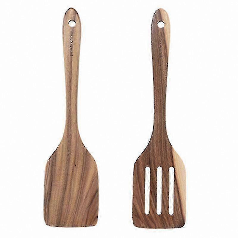 Wooden Cooking Spatula for Non-Stick Pans Slot Design for Easy Handling and Durable Use in the Kitchen Utility Tool