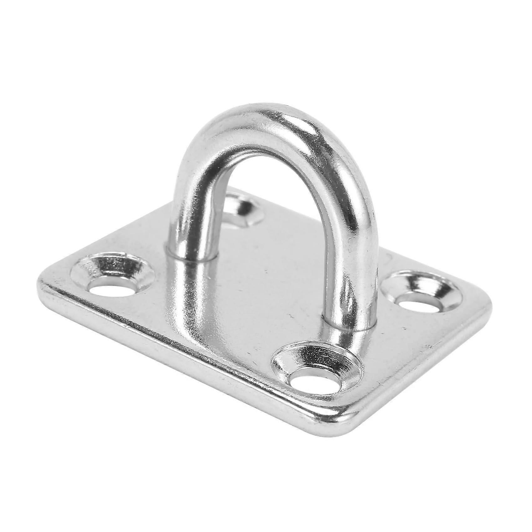 U-Shaped Hooks Stainless Steel Heavy-Duty Suspended Ceiling Mount 10-Pieces Multi-Function Hammock Hooks For Wall Or Deck Silver