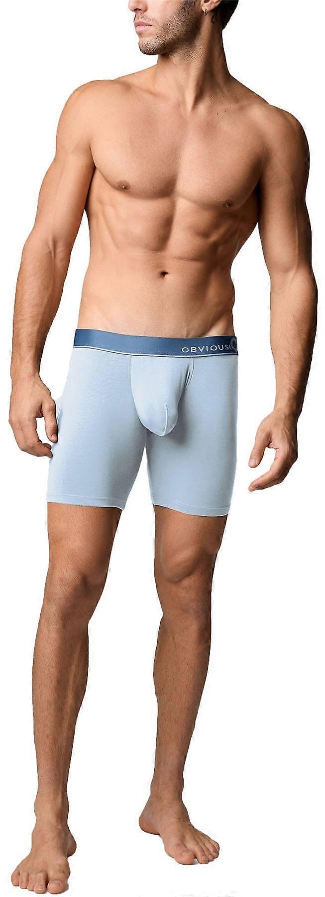 Obviously PrimeMan Boxer Brief 6inch Leg - Celestial Blue