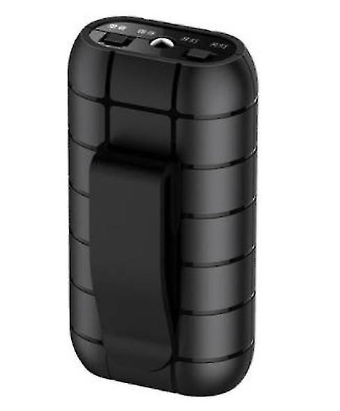 Magnetic Mini Voice Activated RecorderLong Battery Digital Audio Recorder Small Recording Devices(Black) HG