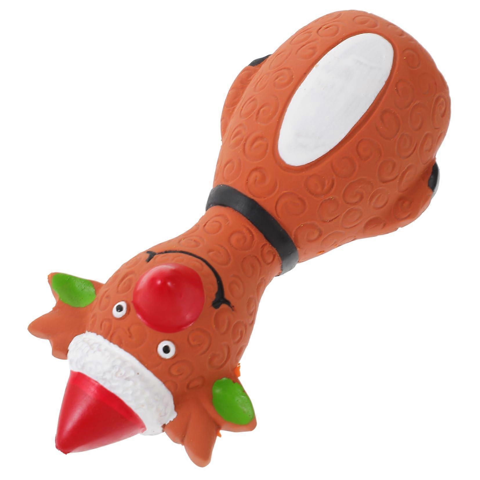 Interactive Puppy Toy Squeaky Dog Balls for Christmas, Adorable Puppy Accessory, Durable Material, Fun and Engaging