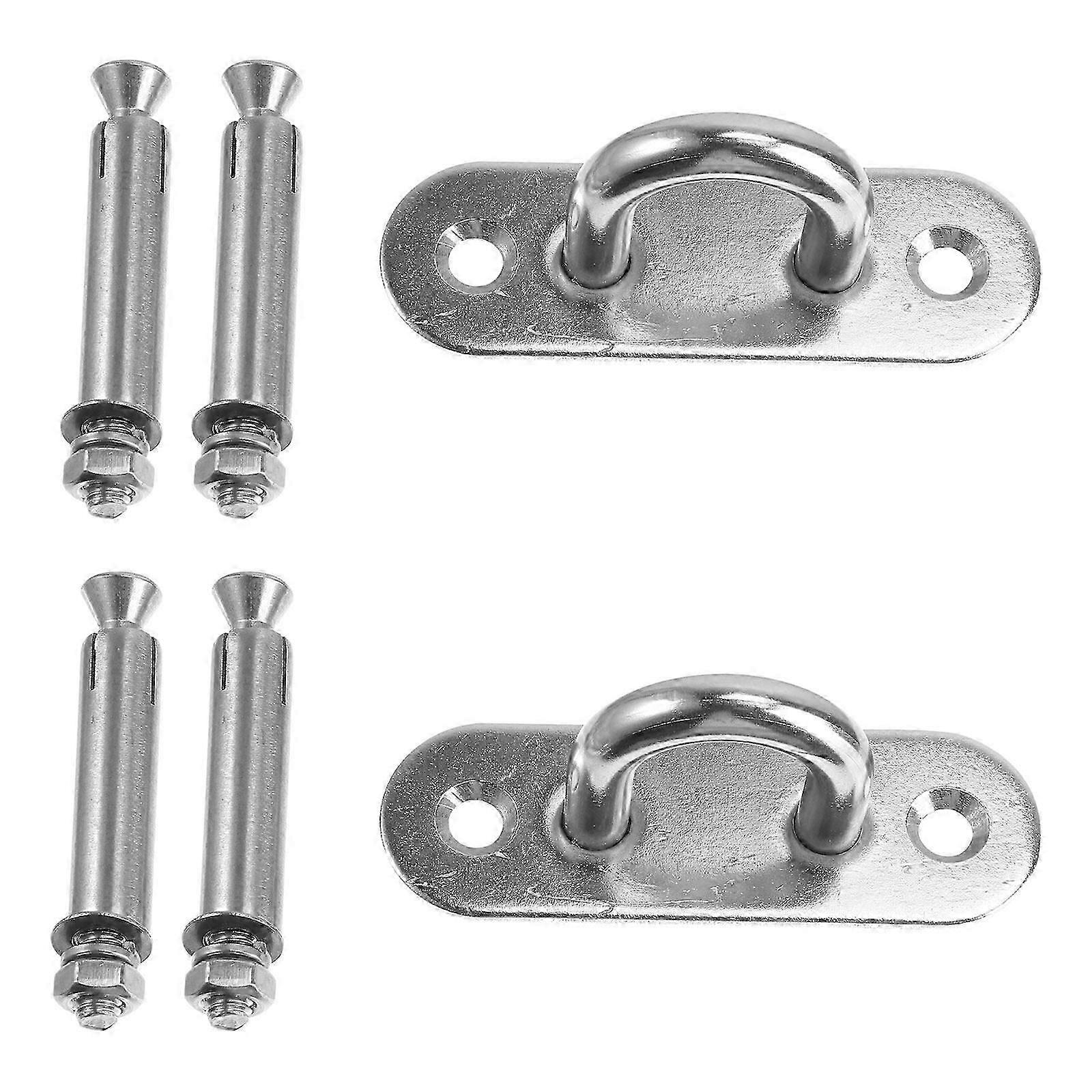 2 Pcs Hanger Holder Hammock Chain Hanging Kit Ceiling Hooks Hammock Wall Mount Hanger Hammock Hooks