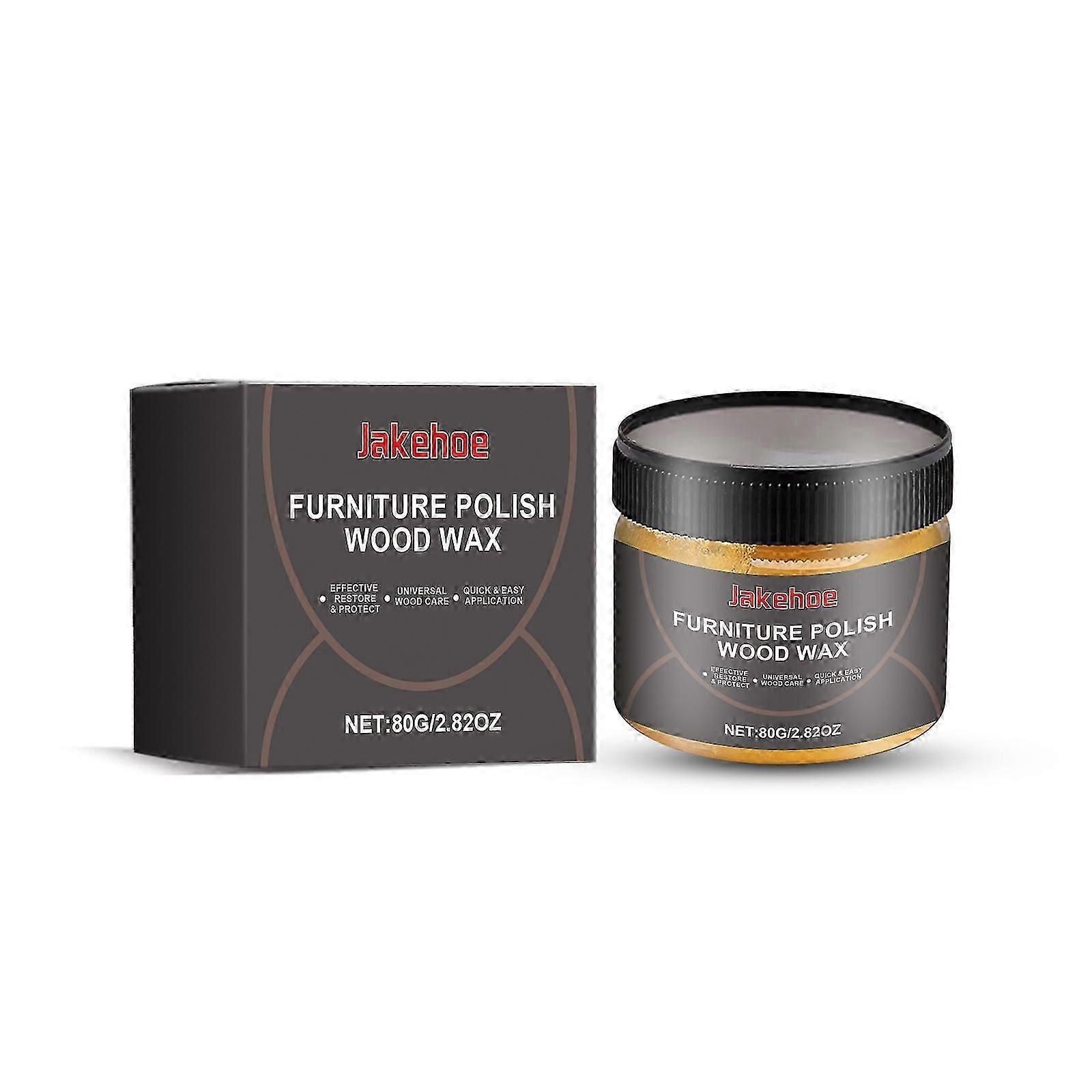 Jakehoe Furniture Polishing Care Wax - Gloss Enhancing, Universal Wax for Solid Wood and Composite Furniture to Prevent Drying and Cracking