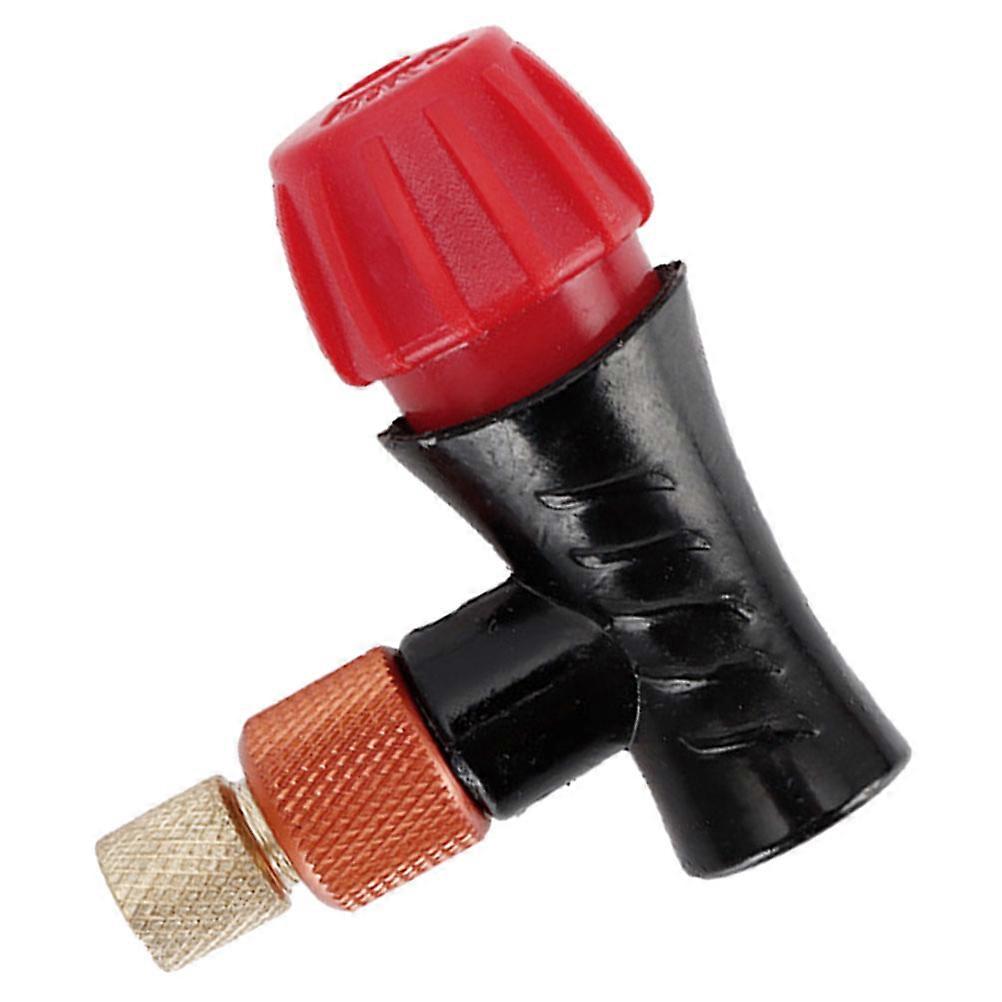 Tire Inflator Valve Head Thread for Road Bikes – Compatible with American and French Valves, Lightweight and Compact Design for Quick Inflation
