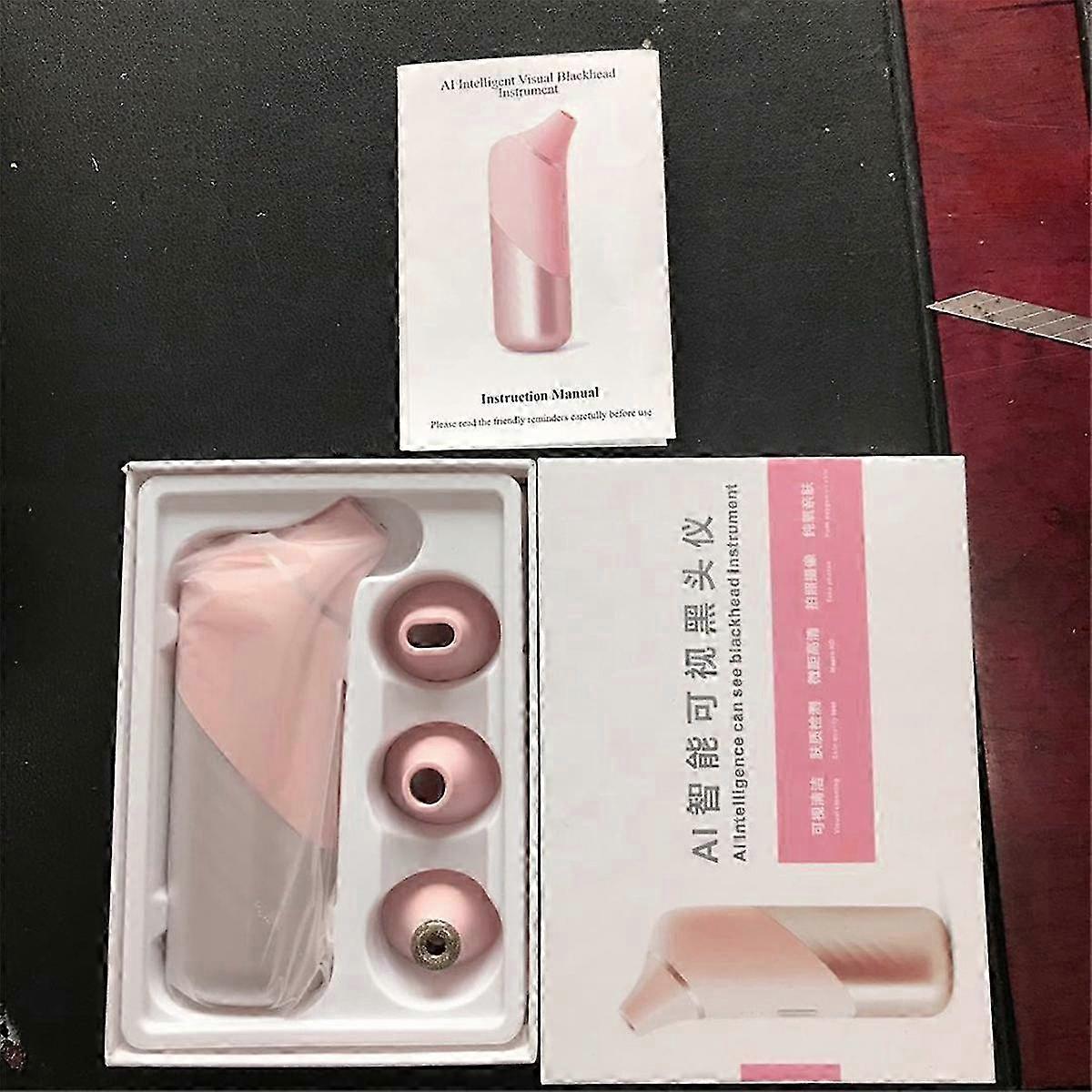 Visual Blackhead Remover with Three-Speed Adjustable Function for Household Pore Cleansing, Electric Facial Cleansing Device