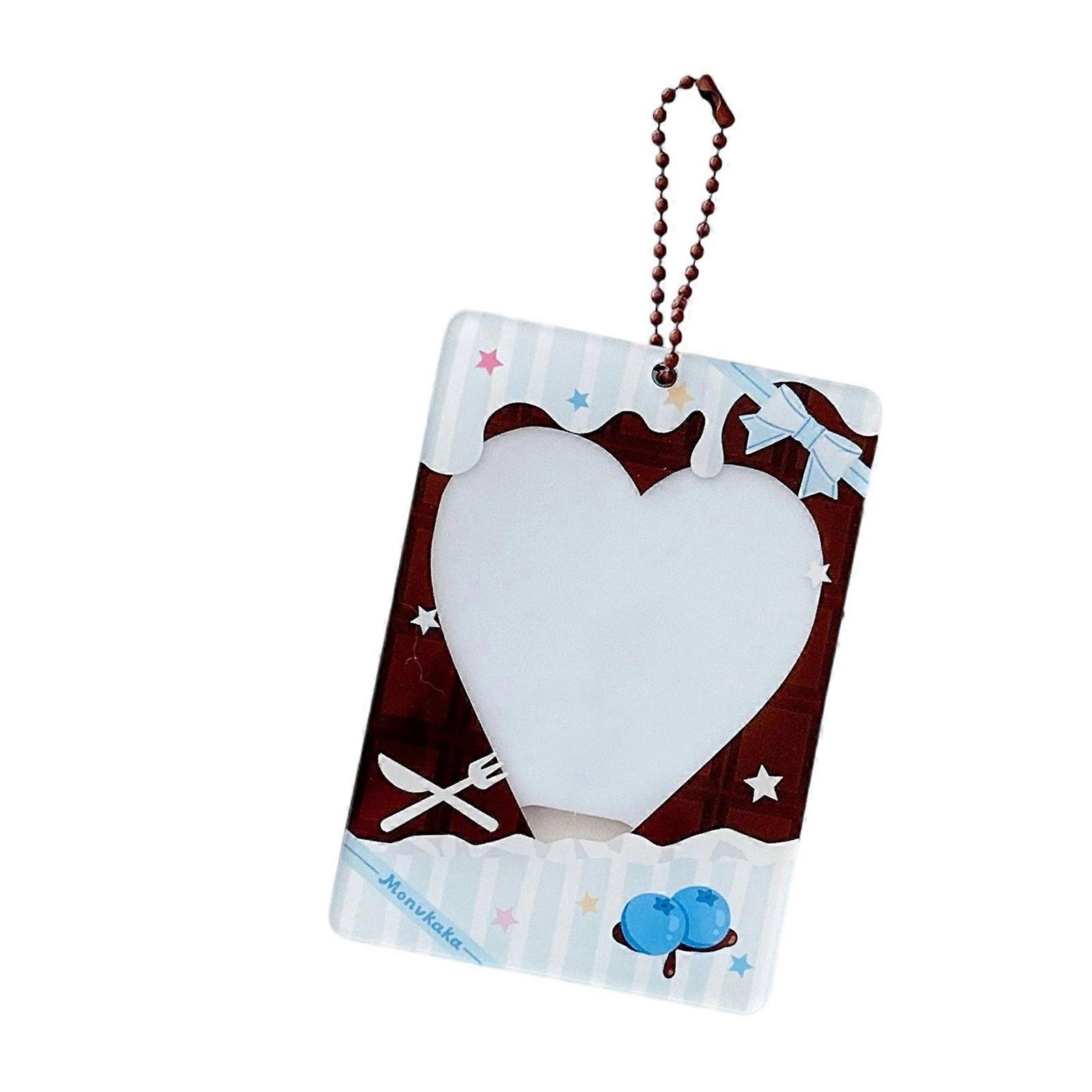 Eye Catching Chocolate Inspired Card Case Compact 3Inch Storage With Detachable Keychain For Accessories Multicolor