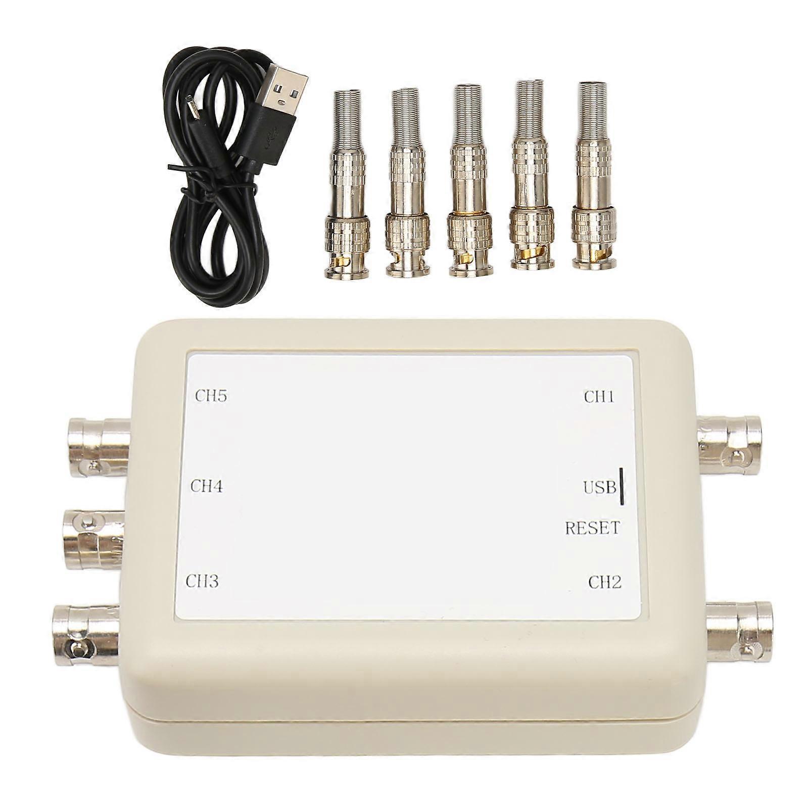 5 Channel Portable WiFi USB PC Oscilloscope for Data Storage and Acquisition