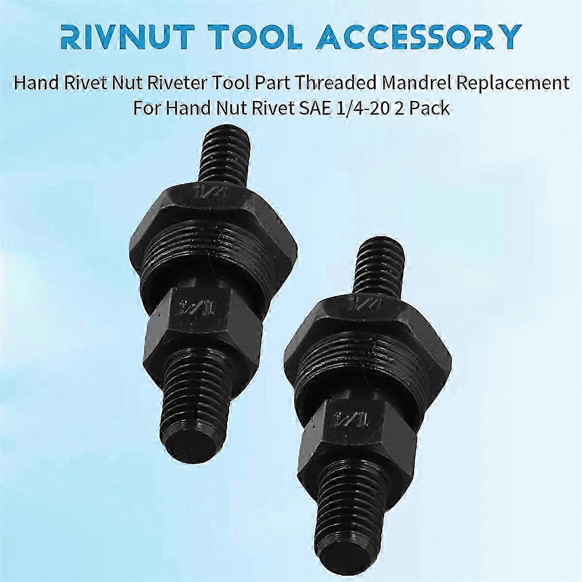 Hand Rivet Nut Riveter Tool Part Threaded Mandrel