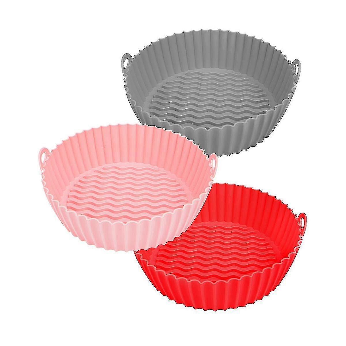 Silicone gaskets and pot basket accessories, 3-piece set, easy to clean and environmentally friendly
