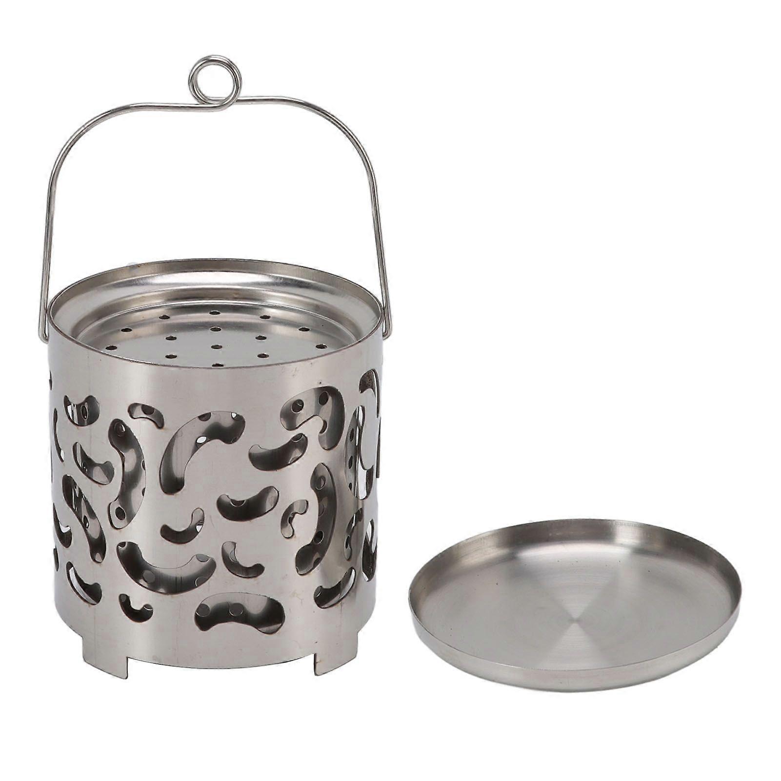 Camping Mini Heater rustfritt stål bærbar oppvarming komfyr for utendørs vinter høst