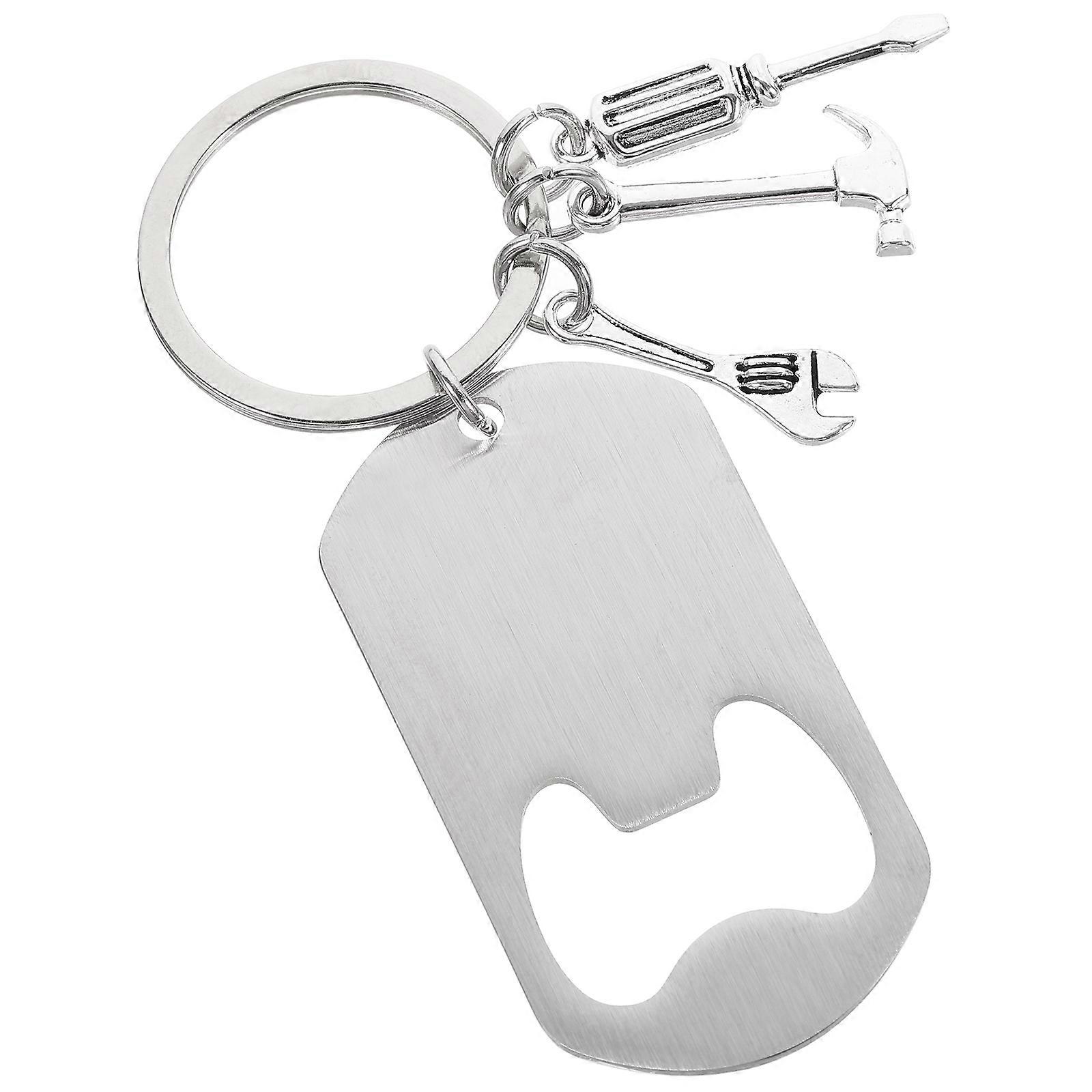 Stainless Steel Bottle Opener Keychain – Multi Functional Accessory for , Drinks, Parties, Barbecues, and Everyday Use