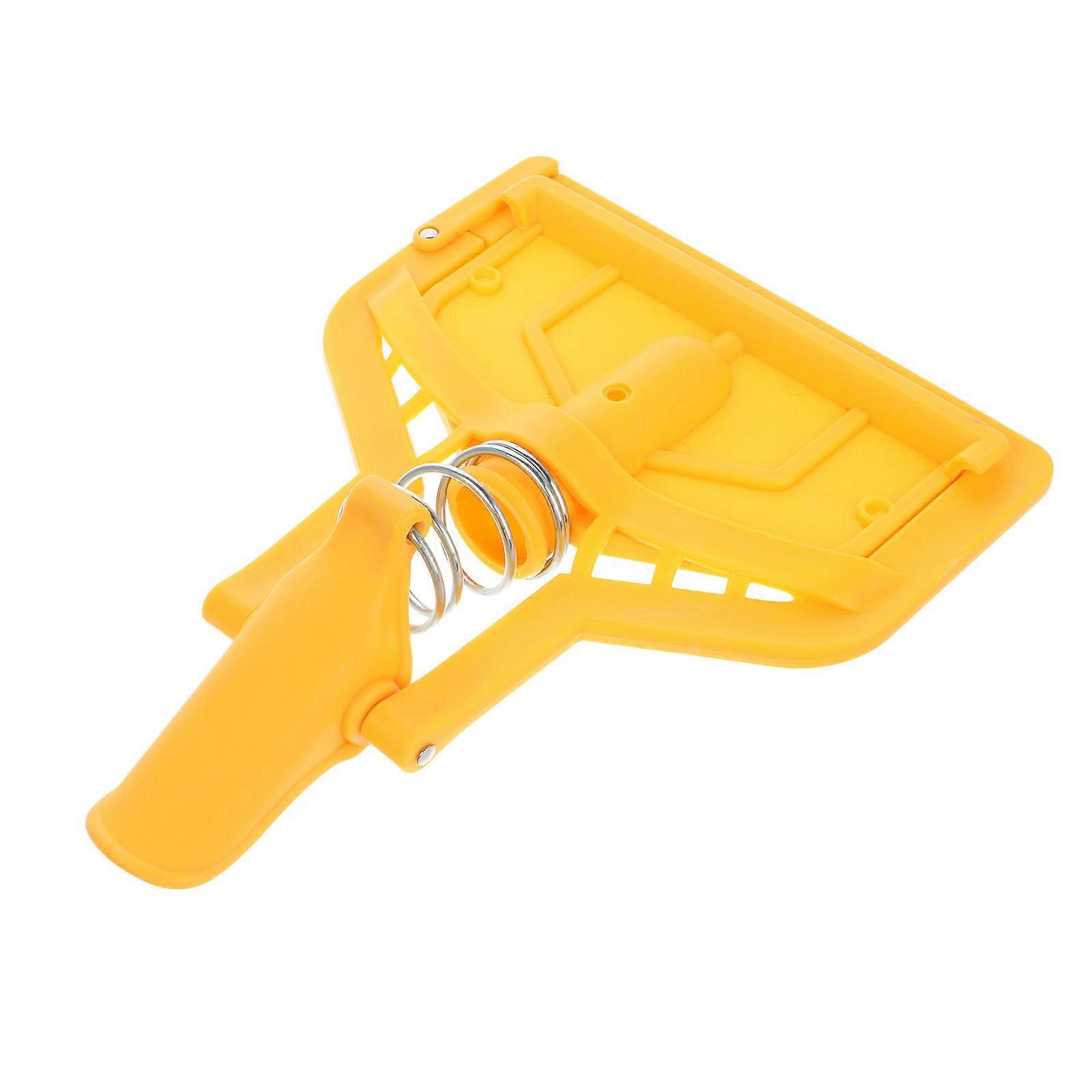 It sounds like you're looking for information about a **versatile mop head clamp replacement**—specifically detachable plastic clamps used for easy