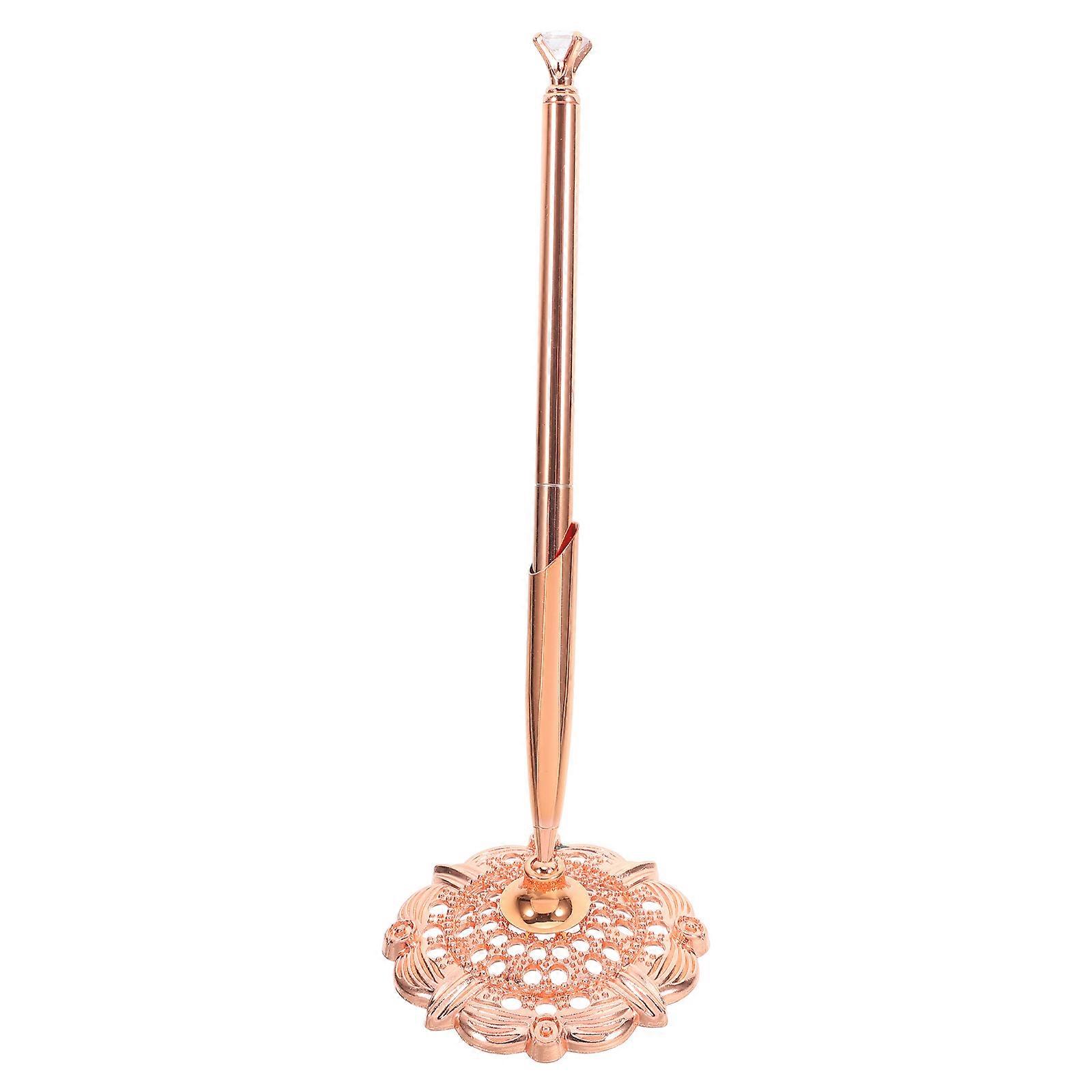 Bling Pen Multi-Function Desktop Pen for Business Men Rose Gold