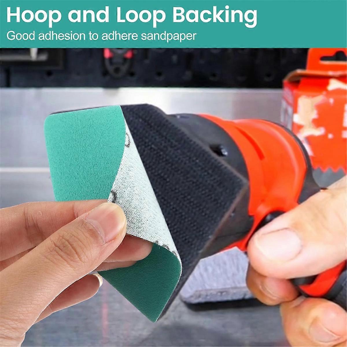 50PCS Detail Sander Sandpaper Compatible with -, 80,120,150,180,240 Grit (10 of Each) Triangle Sandi