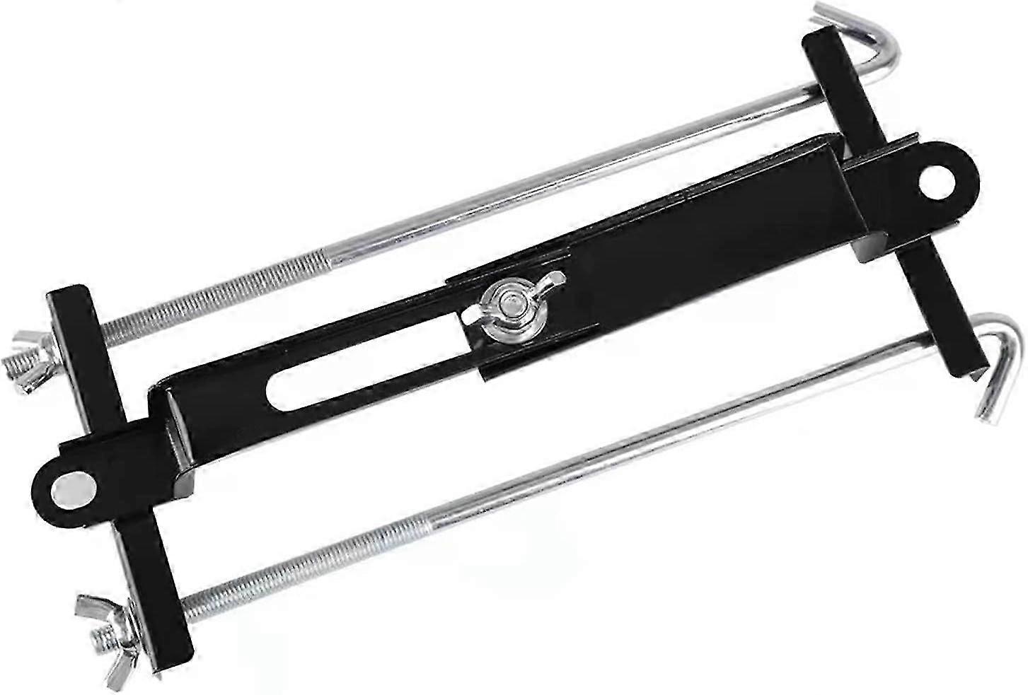 2025 Adjustable Battery Hold Down, Universal Adjustable Battery Crossbar with J Bolt for fit for SUV Car,11in