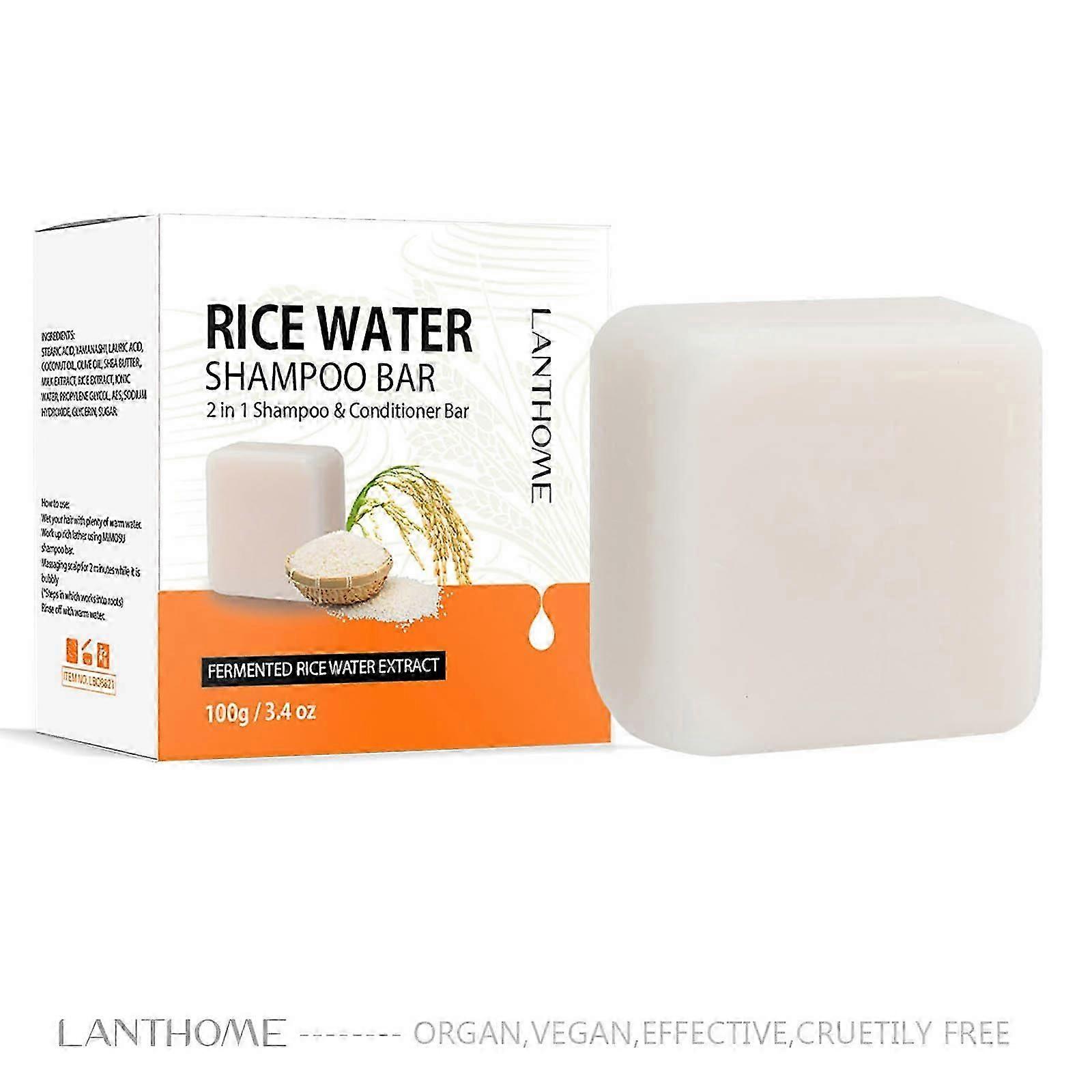 Thai Rice Soap 65g, Wash And Bathe Soap Oil Control Cleansing Face To Stay Fragrant Gentle