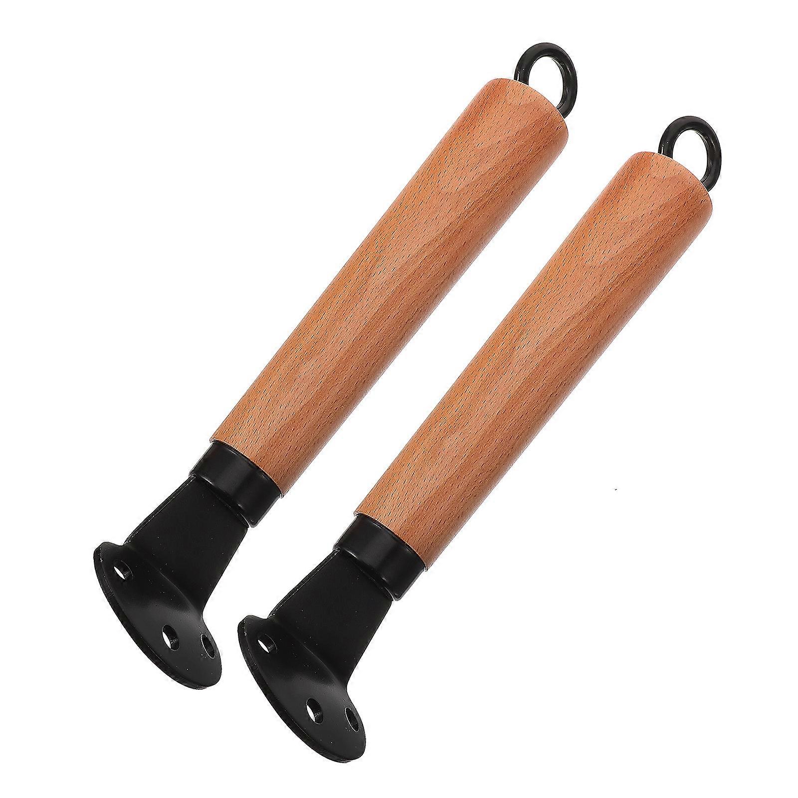 Detachable Pot Handle Wood Grip Handle for Kitchen Use 6Pcs Set