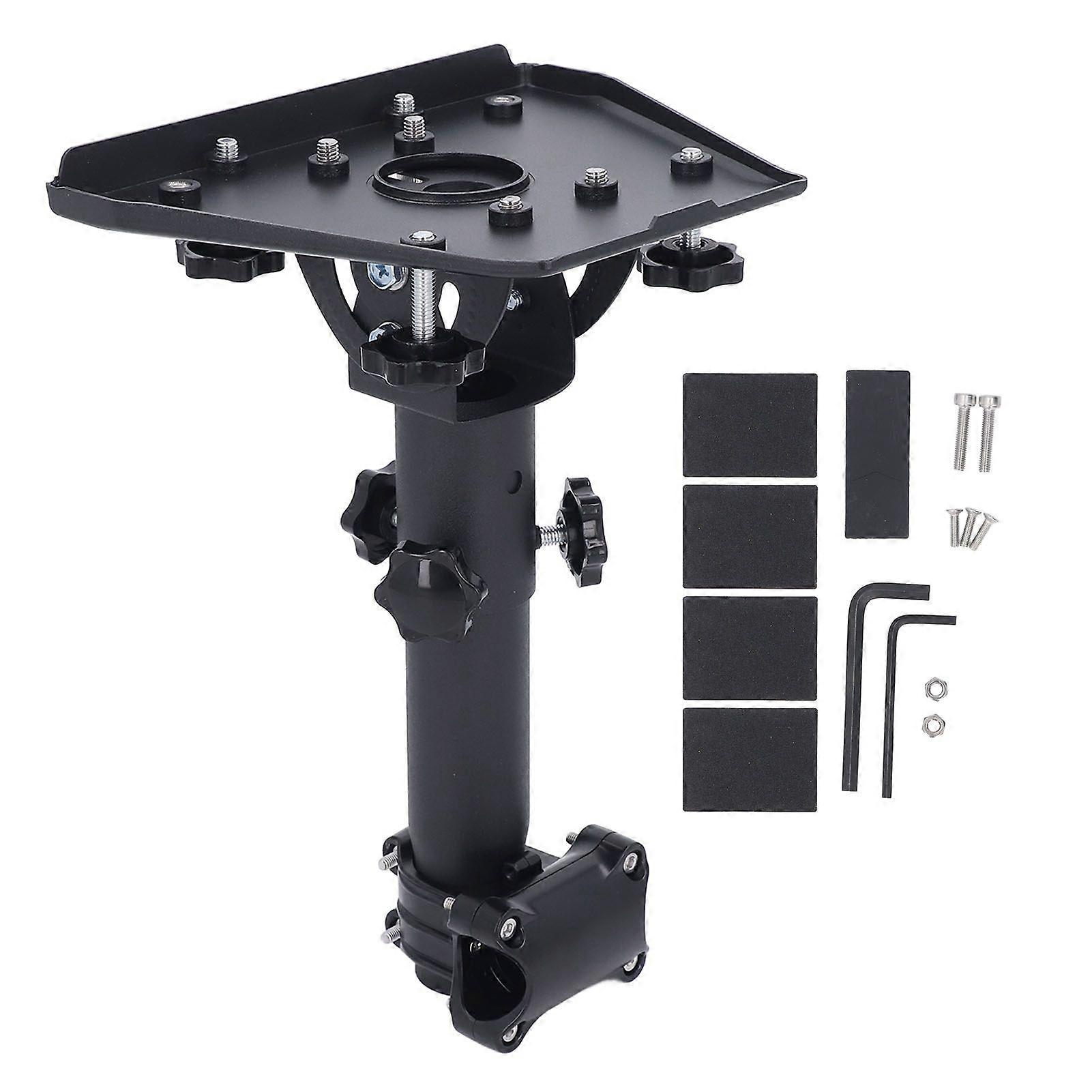 Pole Mounting Kit 360 Rotation 160 Tilt Adjustable Antenna Mount Plate and Pipe Adapter for Mini Satellite Device