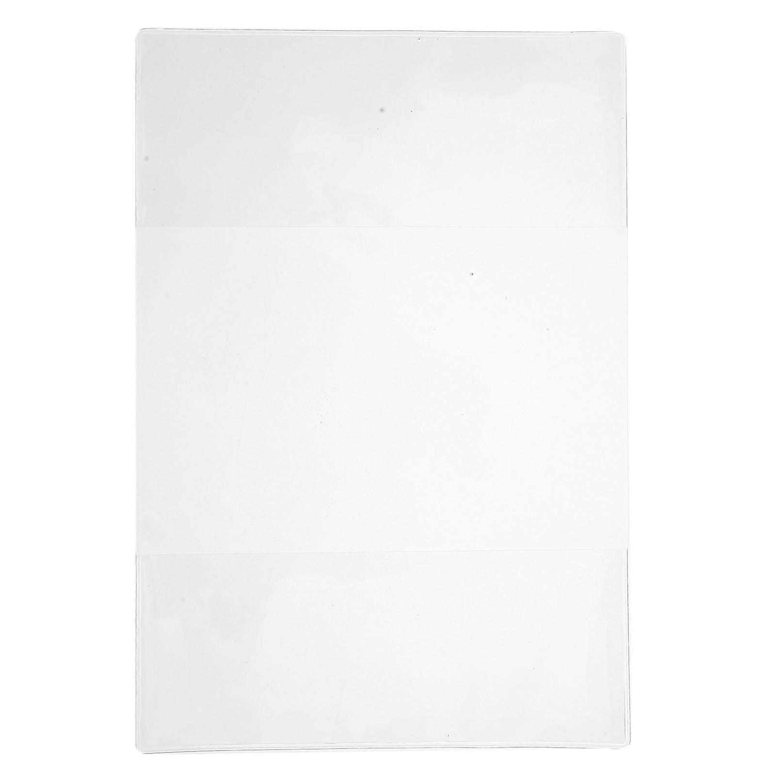 Book Cover Sleeve for Protection with Anti-Scratch Transparent Cover