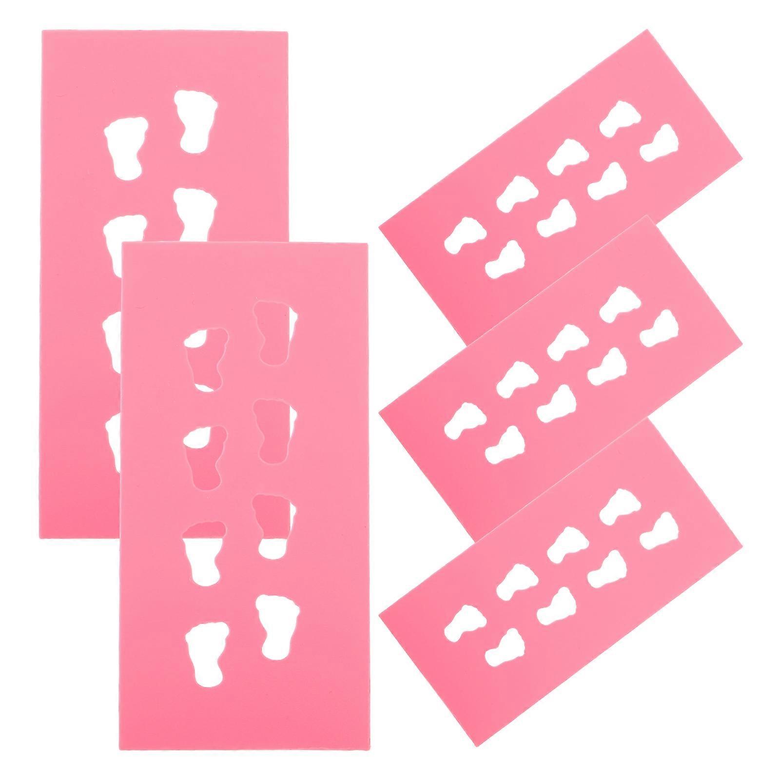 Simulation Dollhouse Accessories Footprints Mat for Decor 5Pcs Durable Alloy