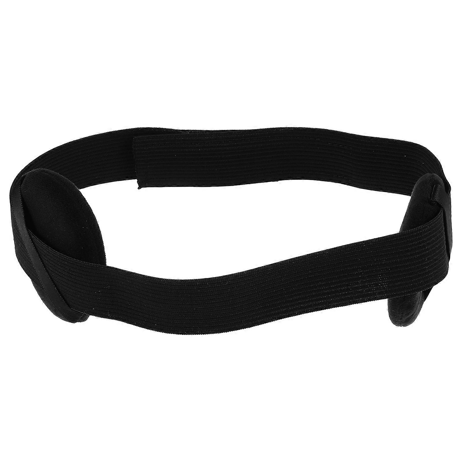 Adjustable Elastic Band For Wigs With Ear Covers For Women During Parties Weddings And Stage Performances In Black 1Pack