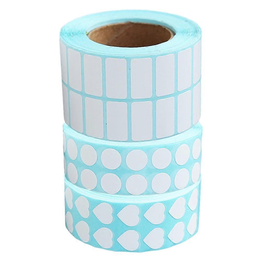 Blank Labels Stickers 12 Rolls Adhesive Label Stickers for Classification