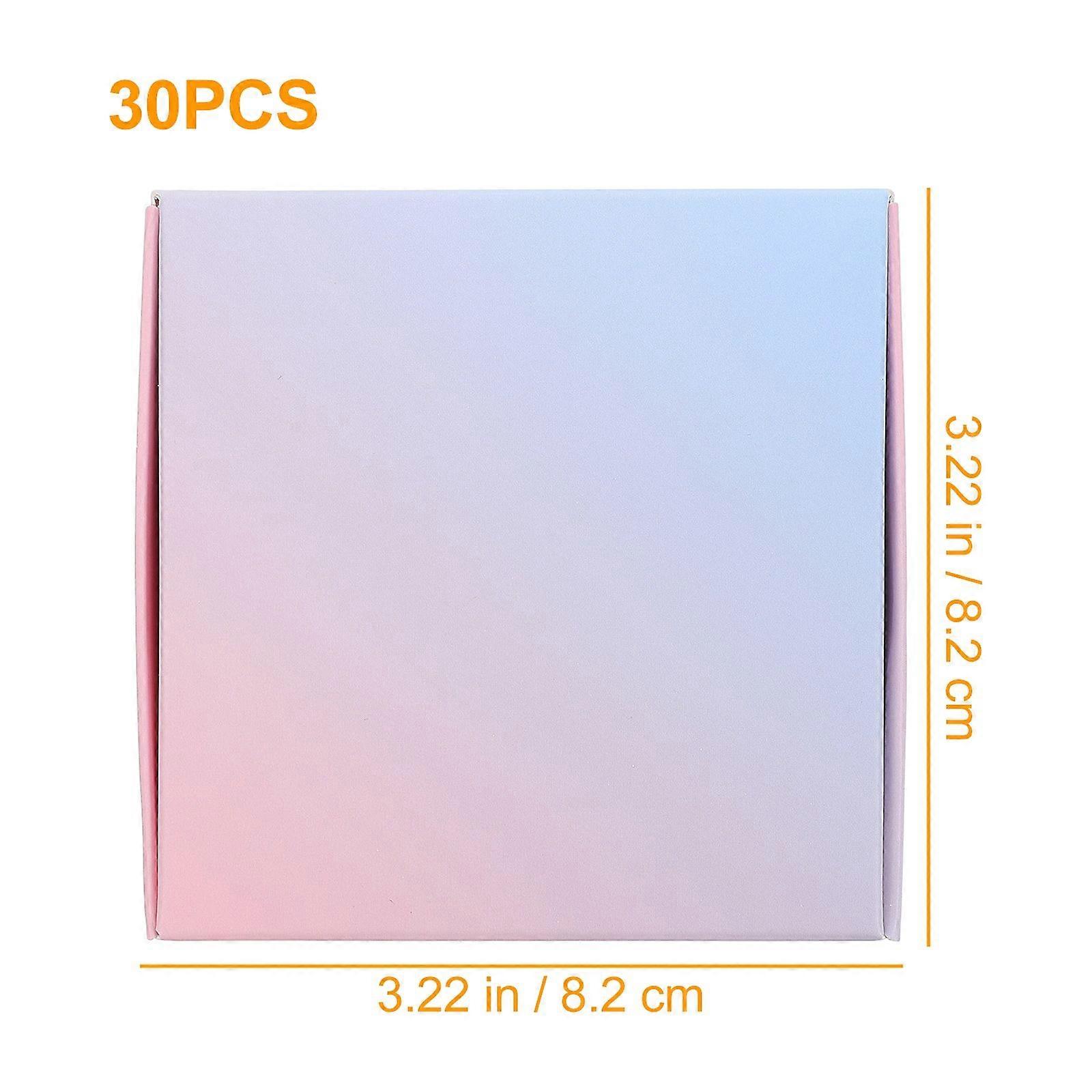 Paper Soap Box Packaging Homemade Soap Scented Candle Small Gifts Pink for Packaging 30Pcs
