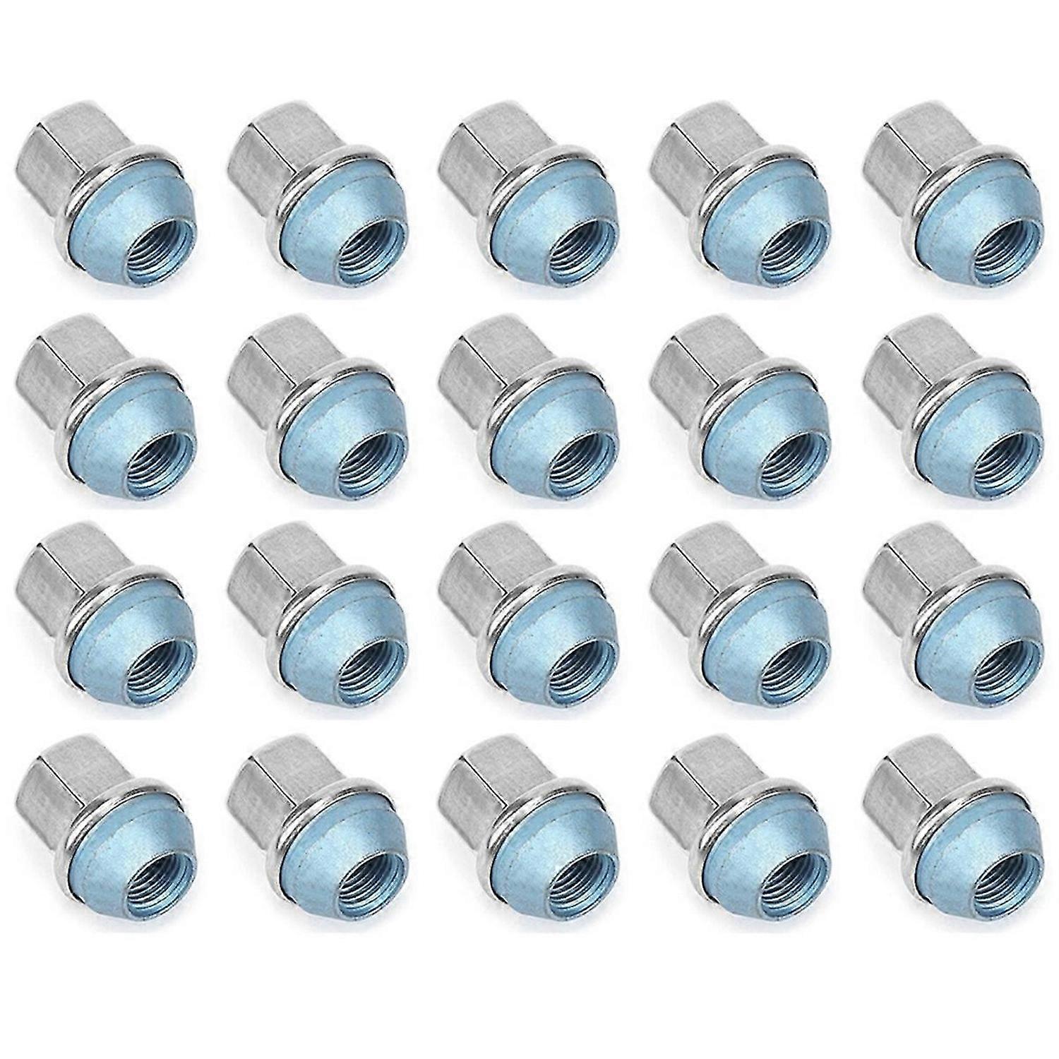 20Pcs Wheel Lug Bolt Stud Nut Fits LR001381 for 2 Evoque Blue