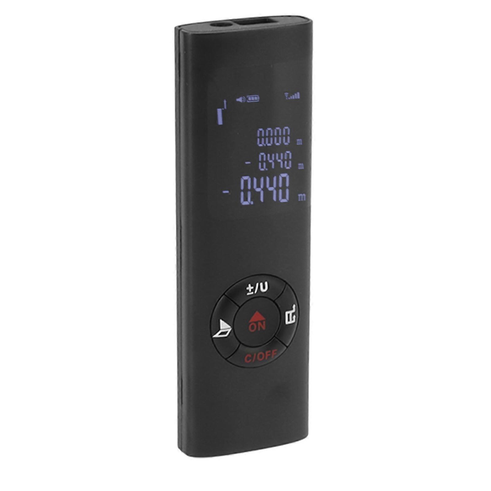 High Accuracy Handheld Laser Distance Meter 40m USB Rechargeable