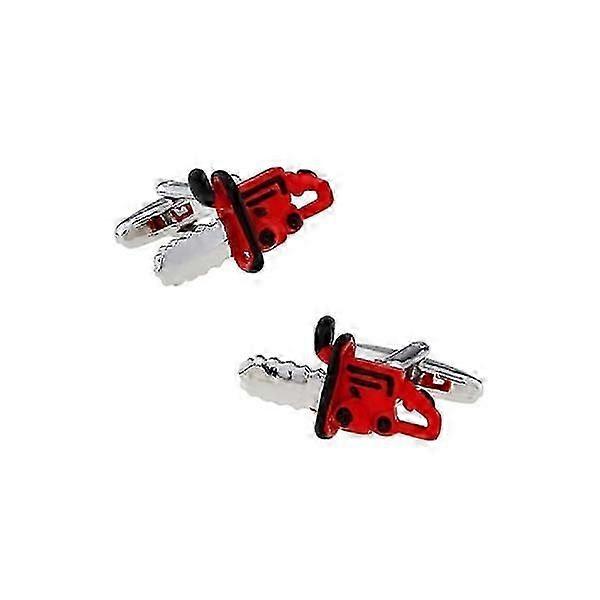 Chainsaw Cufflinks for Men in Gift Box