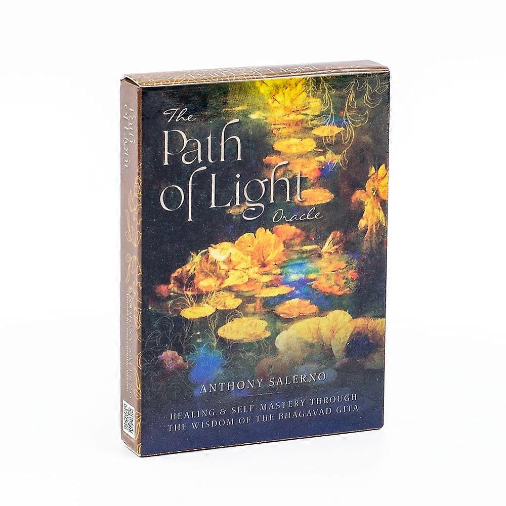The Path of Light Oracle 39 Card Deck English Version for Healing & Self Mastery Divination Tarot Cards Funny Party Board Games