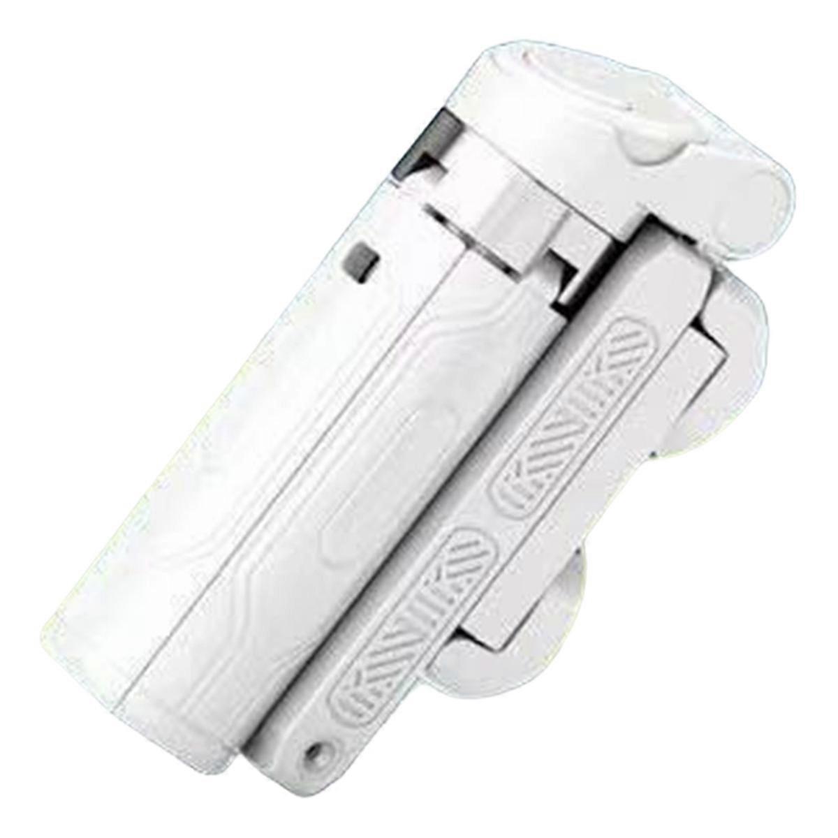 Super Mini Selfie Stick Portable Phone Holder Aid Versatile Integrated Design Bluetooth Remote for Live Broadcast White