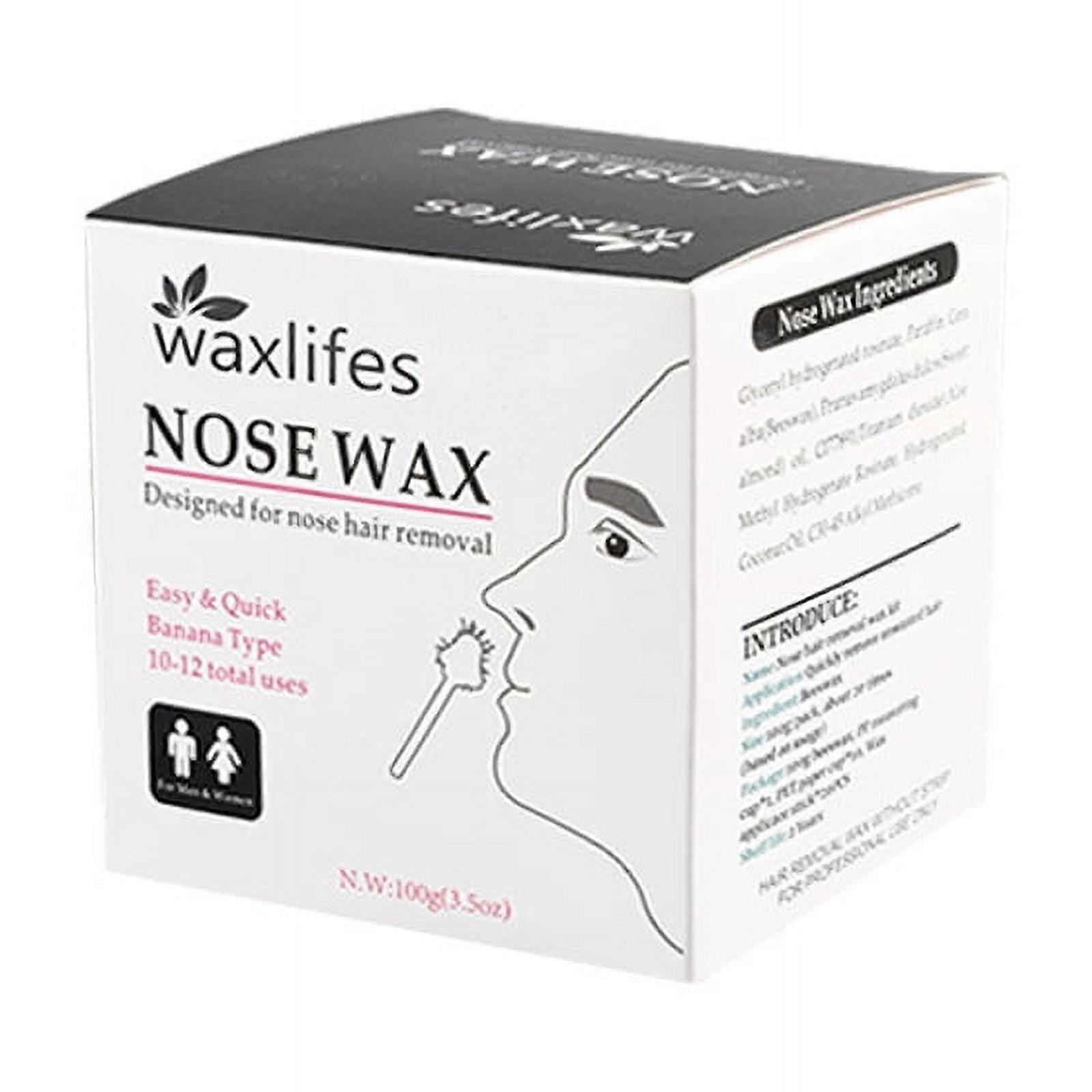 Nose Hair Removal Kit: Waxing Kit for Smooth Skin – Includes Waxing Machine, Wax, and Strips