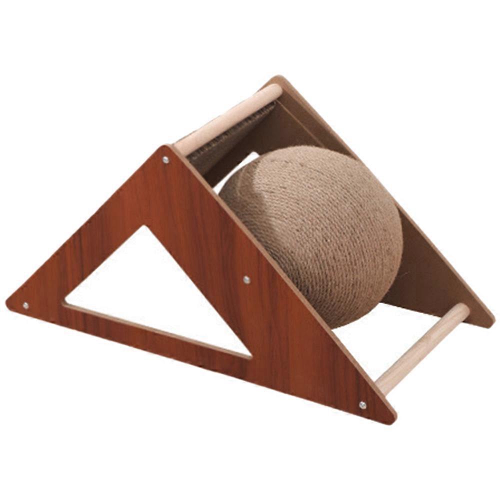 Stable Cat Scratching Ball Triangle Board for Indoor Use 2Pcs