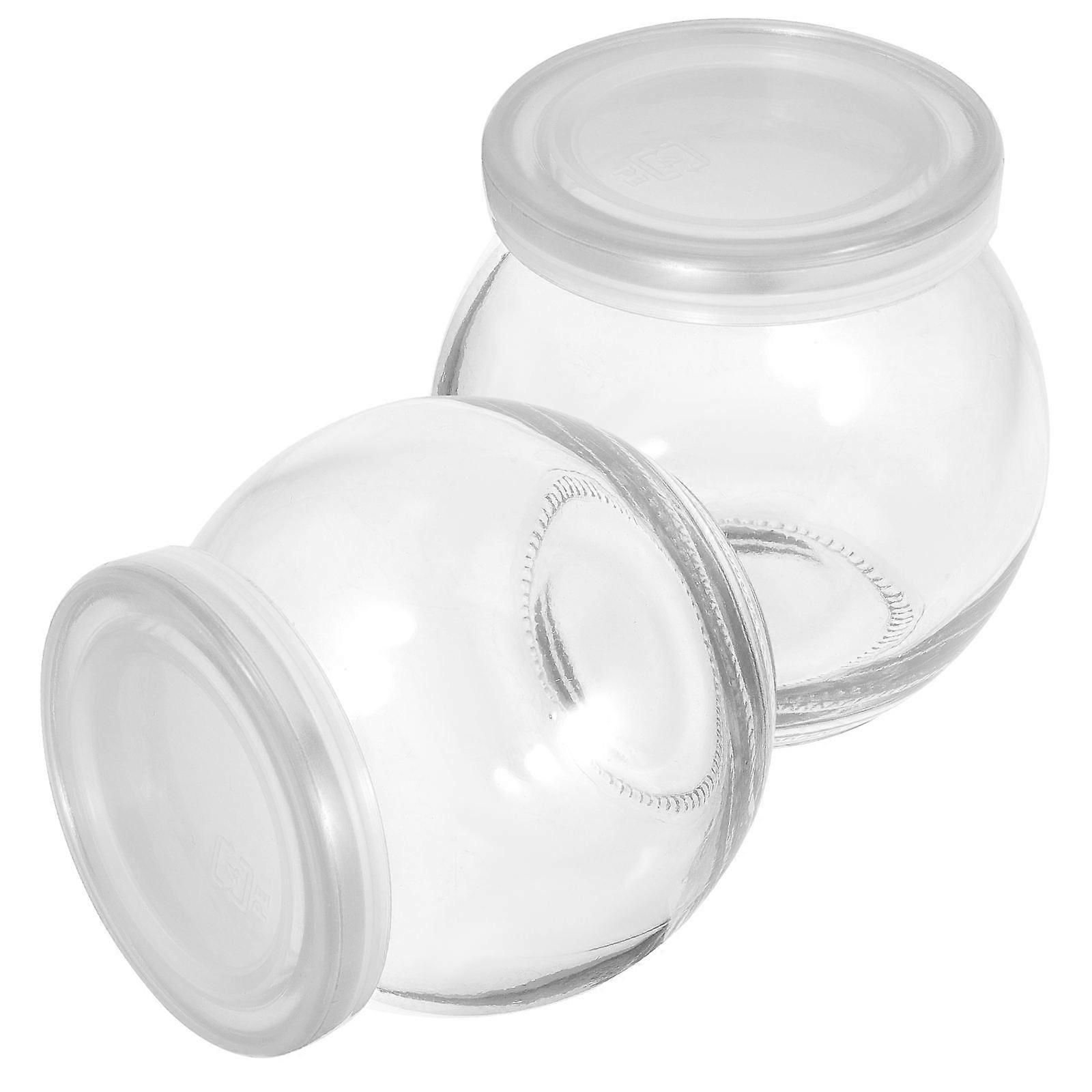Pudding Bottle Yogurt Bottles Camping Storage 200mL 2Pcs