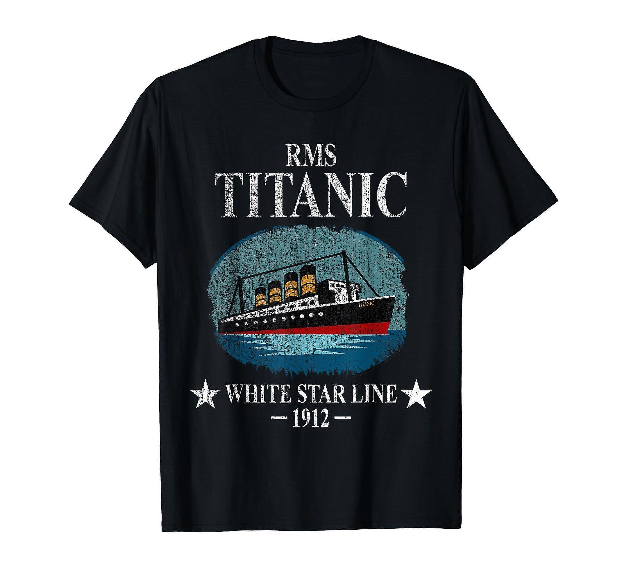 RMS TITANIC White Star Line Kryssningsfartyg 1912 Pojkar Flickor Barn T-Shirthbjefw32
